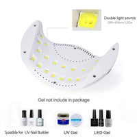 Lampara De Uñas Led Uv Para Secar Uñas De 48 Watt