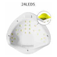 Lampara De Uñas Led Uv Para Secar Uñas De 48 Watt