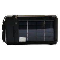 Parlante Bafle Bluetooth Portatil Recargable Radio FM Con Panel Solar