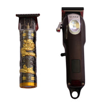 Combo Máquina Barbera Y Patillera Corta Pelo Potente
