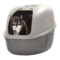 Arenero Cubierto Aseo Fácil para Tu Gato
