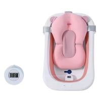 Bañera Plegable Para Bebe con Cojin Antideslizante