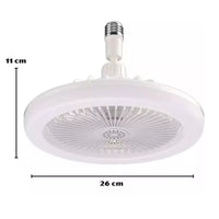 Bombillo Ventilador LED Techo Con Control Remoto