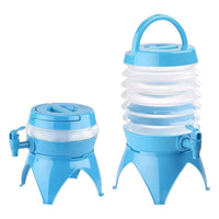 Botellon Plegable Con Llave Para Liquidos Fríos y Portátil