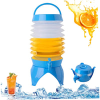 Botellon Plegable Con Llave Para Liquidos Fríos y Portátil