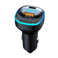 Cargador Automovil Multifuncional Con Pantalla Y Cable