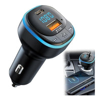 Cargador Automovil Multifuncional Con Pantalla Y Cable