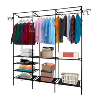 Closet Portatil Multifuncional Con Estantes Amplios