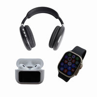 Combo Audifonos Inalambricos + Smartwatch + AirPods