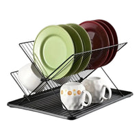 Escurridor De Platos Plegable Evita El Caos En La Cocina