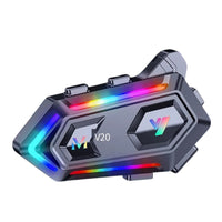 Intercomunicador Bluetooth Moto Con Luces Led