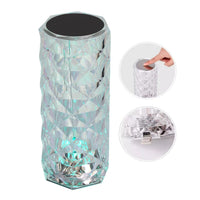 Lampara LED de Cristal con Control Táctil y Remoto