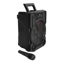 Altavoz Bluetooth Portátil con Luces LED y FM Radio