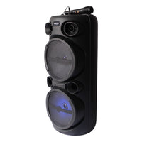 Parlante Con Usb Auxiliar Luces Led Y Conexion Inalambrica