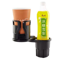 Portavasos Para Carro Doble Uso Soporte Giratorio
