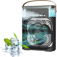 Ventilador Recargable Con Humidificador Aire Fresco En Casa