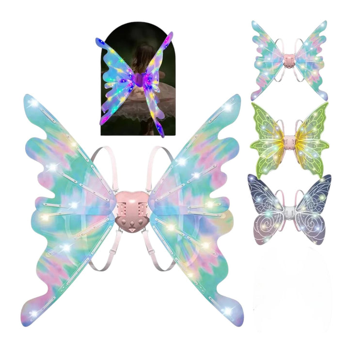 Alas De Mariposa Led Disfraz Magico Y Luminoso