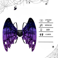Alas Led Luminosas Disfraz Halloween De Fantasia