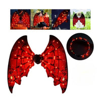 Alas Led Luminosas Disfraz Halloween De Fantasia
