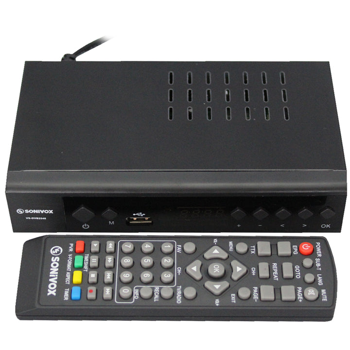 Decodificador Antena Tdt Receptor Tv Digital Dvb T2 Hdmi