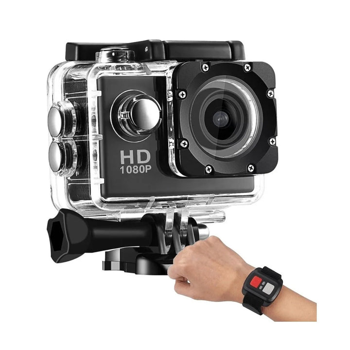 Cámara Wifi Deportiva 4K Con Accesorios