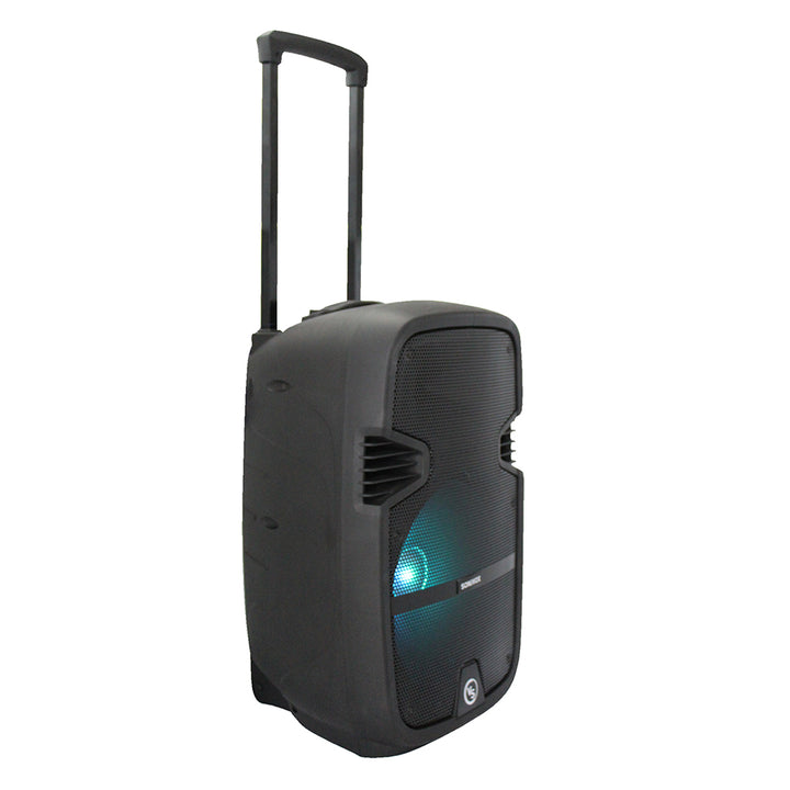 Cabina De Sonido Parlante Portatil Con Bluetooth Y Luces Led