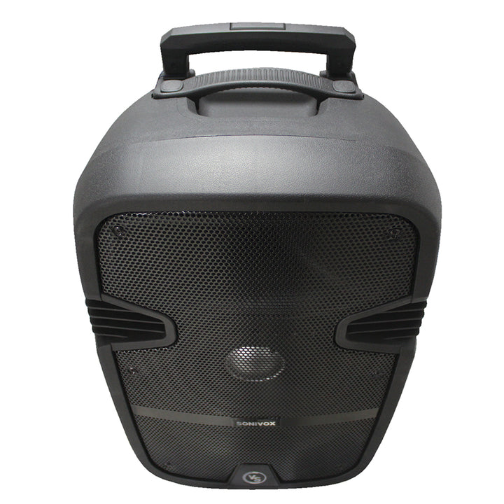 Cabina De Sonido Parlante Portatil Con Bluetooth Y Luces Led