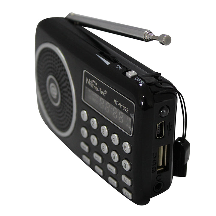 Radio Portatil Recargable Am FM - Digital