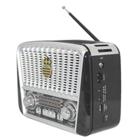 Radio AM FM Recargable Con Bluetooth y USB