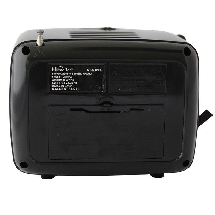 Radio Portatil 8 Bandas Analogo Con Axiliar Y USB