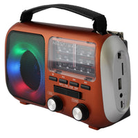 Radio Portatil 3 Bandas Analogo Con Axiliar Y USB