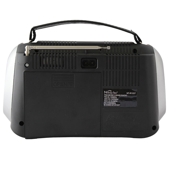 Radio Portatil 3 Bandas Analogo Con Axiliar Y USB