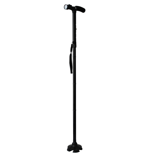 Bastón Plegable Con Linterna Led