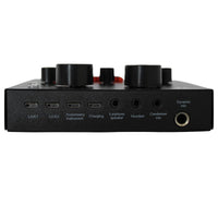 Mezclador Tarjeta De Sonido Externa Con Microfono