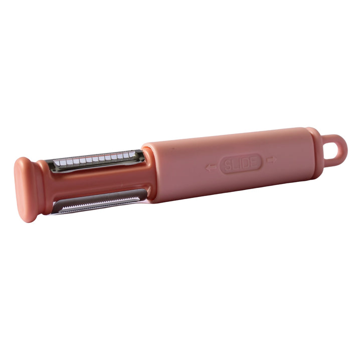 Kit Afilador Pelador Mas Cuchillo En Acero Inoxidable