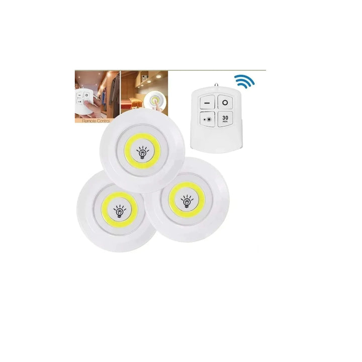 Luces Led Por 3 Con Control Remoto