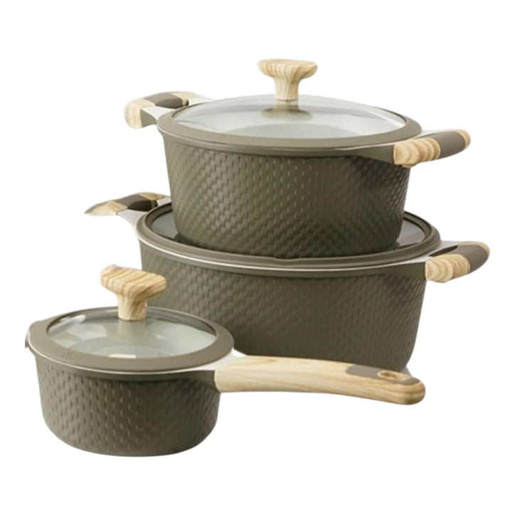 Set De Ollas Cocina 10 Pcs Multifuncionales