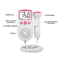 Doppler Fetal Digital Portatil Con Audio Y Pantalla
