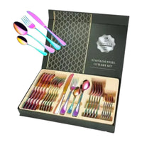 Cubiertos 24 PCS Para Mesa Elegante