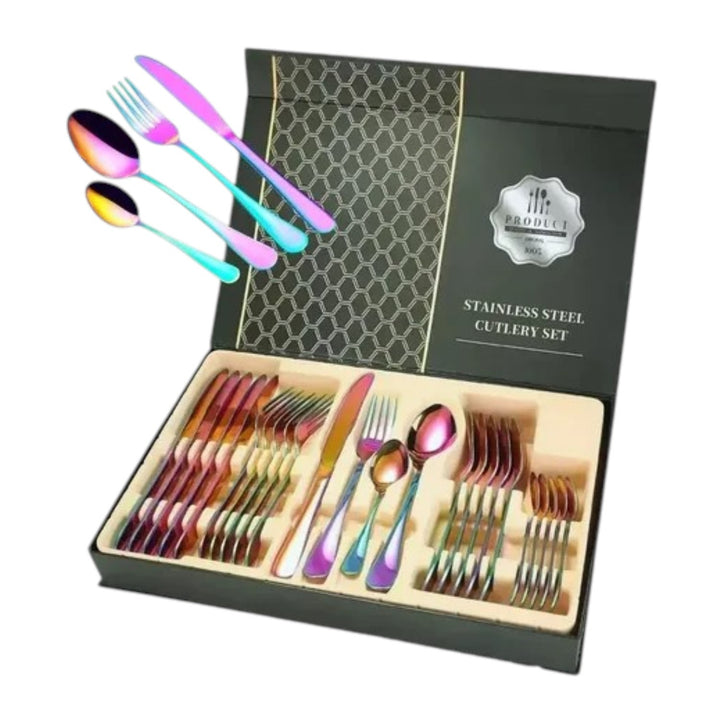 Cubiertos 24 PCS Para Mesa Elegante