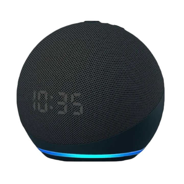 Parlante Inalambrico Alexa Bluetooth Con Reloj