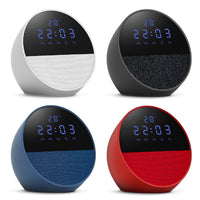 Parlante Inalambrico Alexa Bluetooth Con Reloj