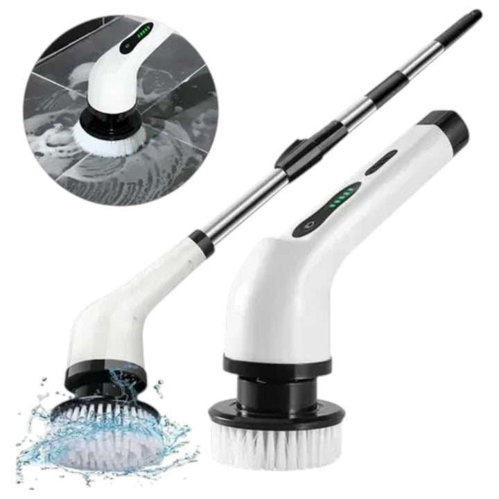 Cepillo Limpiador Giratorio Electrico Para Baño Y Cocina