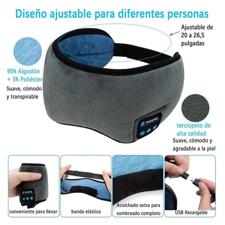 Mascara Bluetooth Para Dormir Y Relajarse