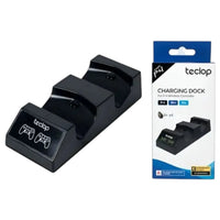 Base Cargador Dual Para Controles PS4 Con Led