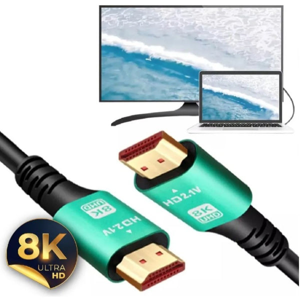 Cable HDMI 3 Metros 8K Compatible Con TV Consolas Y PC