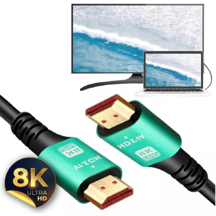 Cable HDMI 3 Metros 8K Compatible Con TV Consolas Y PC