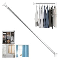 Tubo Extensible Multiusos Para Closet Y Cortinas