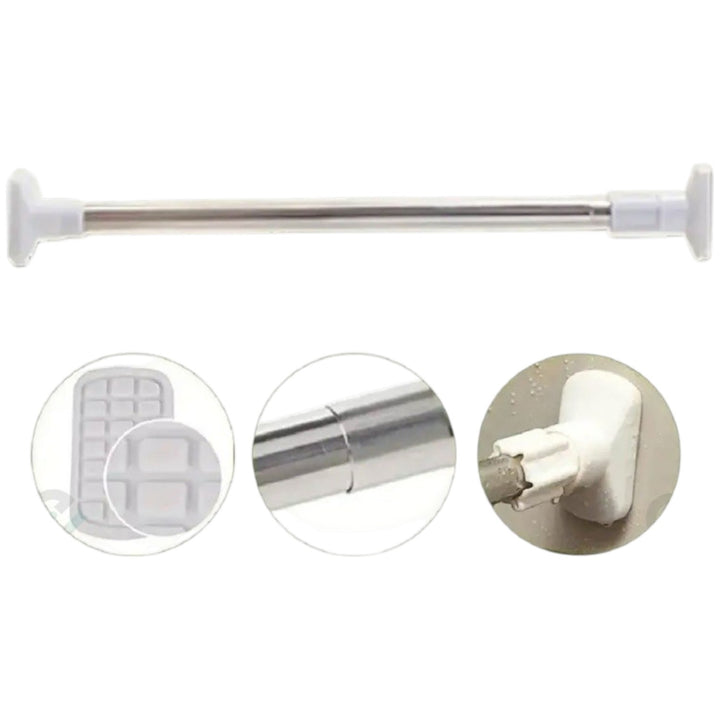 Tubo Extensible Multiusos Para Closet Y Cortinas