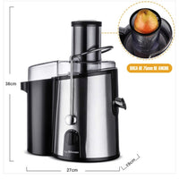 Extractor Electrico De Jugos Con Recipiente Para Pulpa